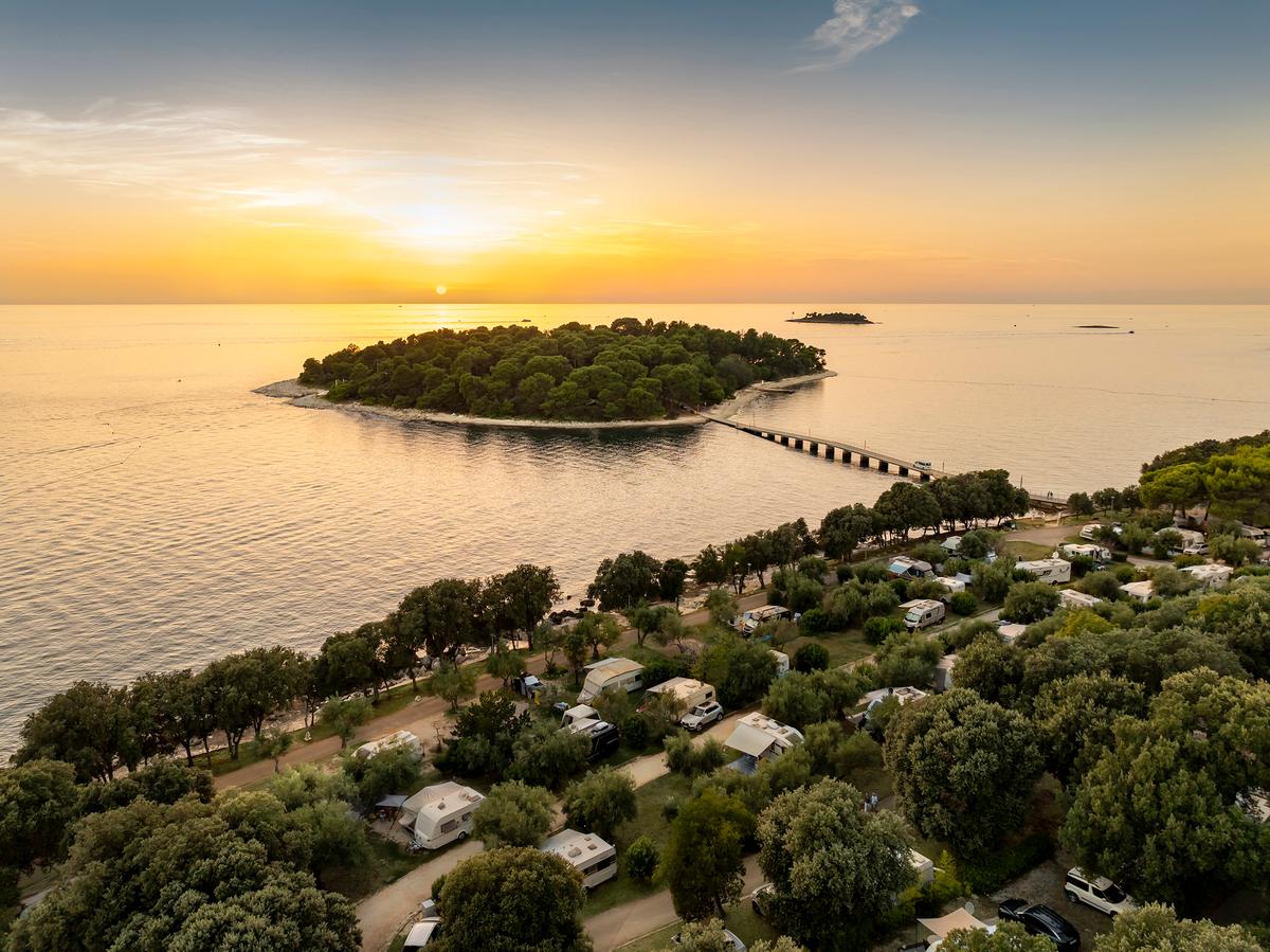 Urlaub in Istrien: Camping Koversada direkt an der Adria