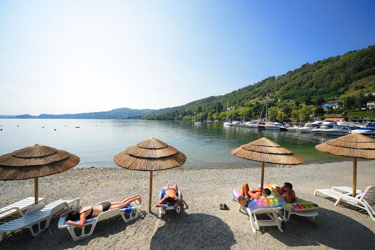 TOP Platz direkt am Ufer des Lago Maggiore – Camping Solcio